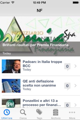 Notiziario Finanziario screenshot 2