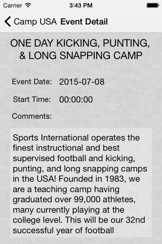 Camps USA screenshot 4