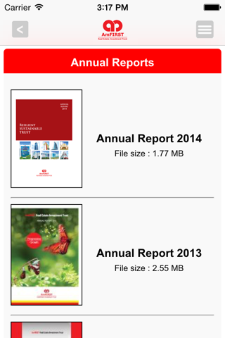 AmFIRST REIT Investor Relations screenshot 4