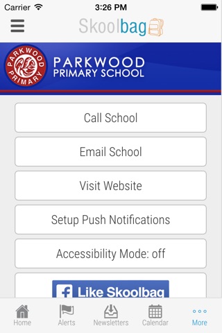 Parkwood Primary School - Skoolbag screenshot 4
