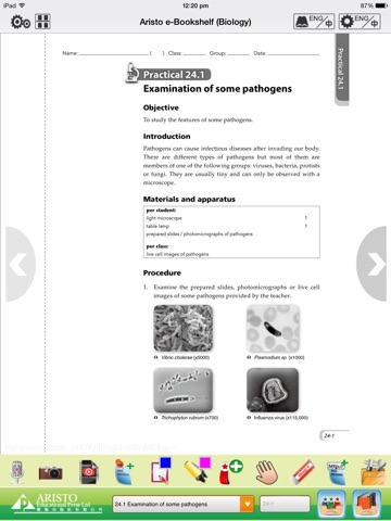 Aristo e-Bookshelf (Biology) - 3 and 4 screenshot 4