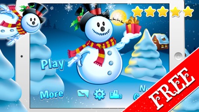 How to cancel & delete Frozen Snowman Winter Snow Fall - Flying through the Sky Free Game from iphone & ipad 1