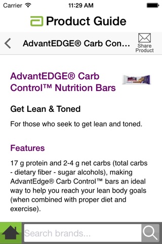 Abbott Nutrition Product Guide screenshot 2