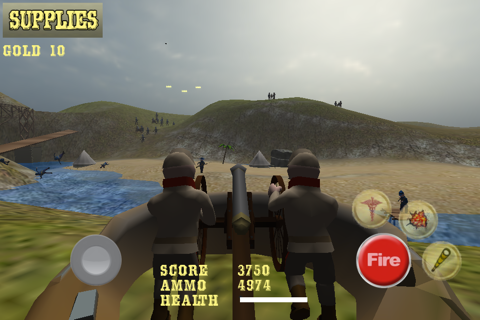 AAA American Civil War Cannon Shooter : Defend the Reds or Blues and Win the War screenshot 3