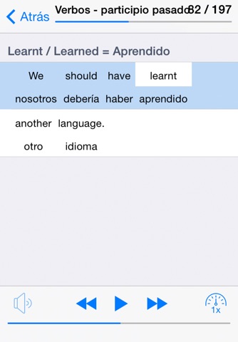 Verbos irregulares en Inglés screenshot 3