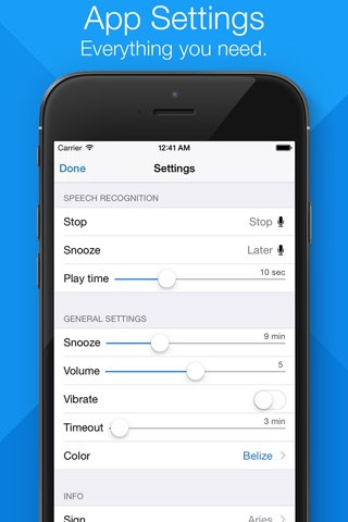 WakeVoice - Alarm clock with speech recognition screenshot 4
