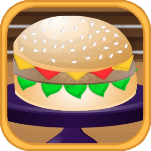 Cooking Trends Hamburger Cake Icon