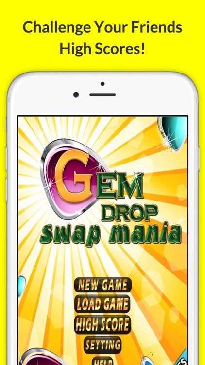 Gem Swap Drop! Pop The Mine Diamond Puzzle Dig-ger with Friends Deluxe 3 screenshot-4