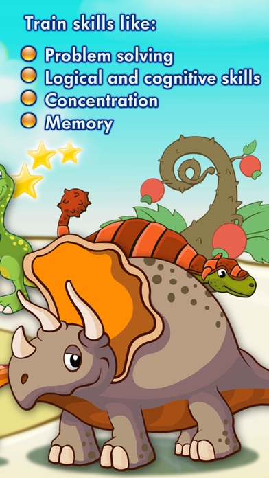 Jurassic dinosaur world pairs puzzle for toddlers and kids 1.1 IOS -