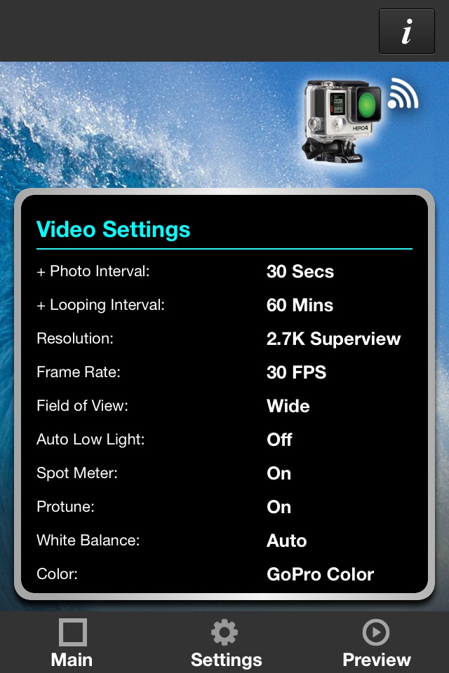 Remote Control for GoPro Hero 4 screenshot 2