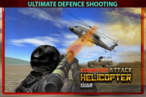 Counter Attack Helicopter War - One Man Army Action VS Chaos Gunship screenshot 3