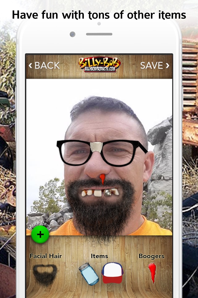 Billy Bob's Redneck Teeth App screenshot 3