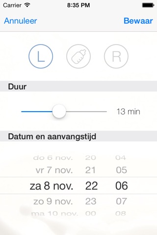 Ammapp - The simple nursing timer screenshot 2