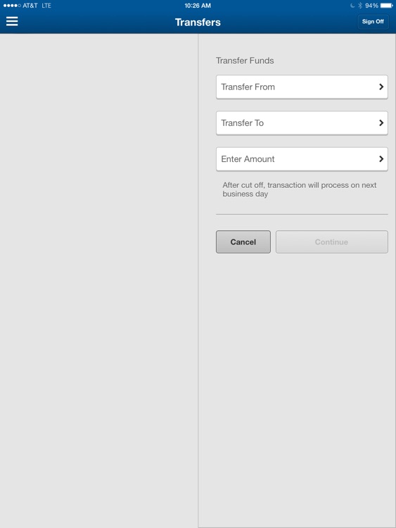 Relyance Bank for iPad