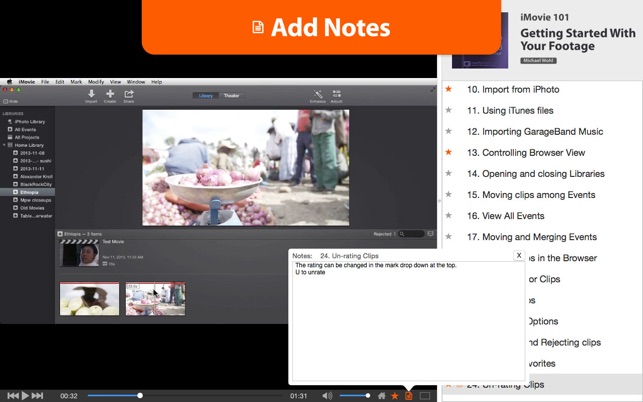 Course For iMovie 101 - Getting Started With Your Footage(圖3)-速報App