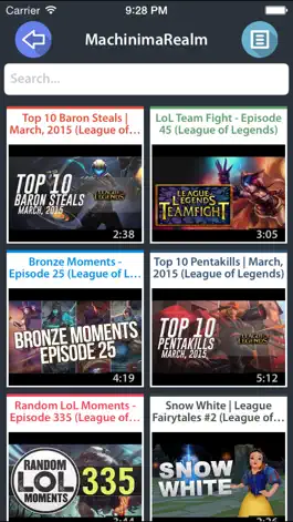 Game screenshot Videos for LOL (League of Legends) apk