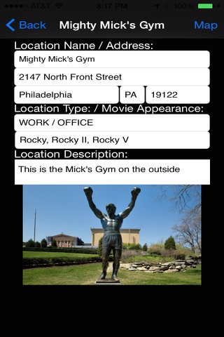 Rocky Finder: Movie Filming Locations screenshot 4