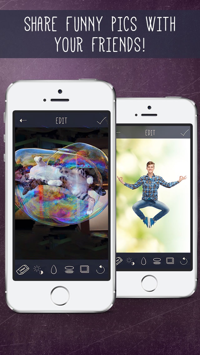 Screenshots of Float - Easier Levitation Illusion Images! DIY Superimpose Floating Tool for Photo.shop for iPhone