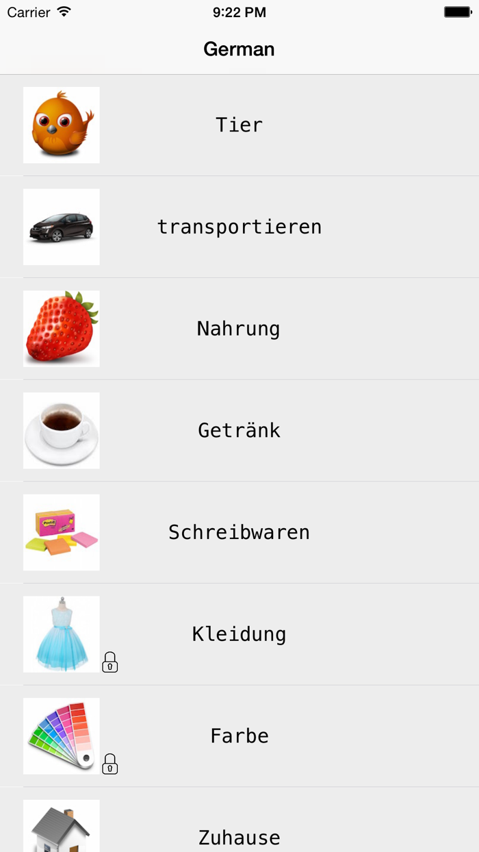 Learning German Basic 400 Words