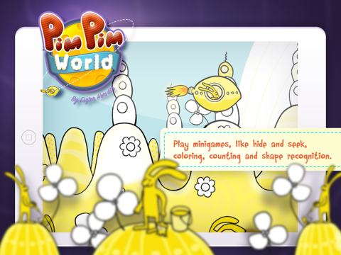 PimPim World: Blue Bunny on the Yellow Big Moon - an interactive storybook for kids screenshot 4
