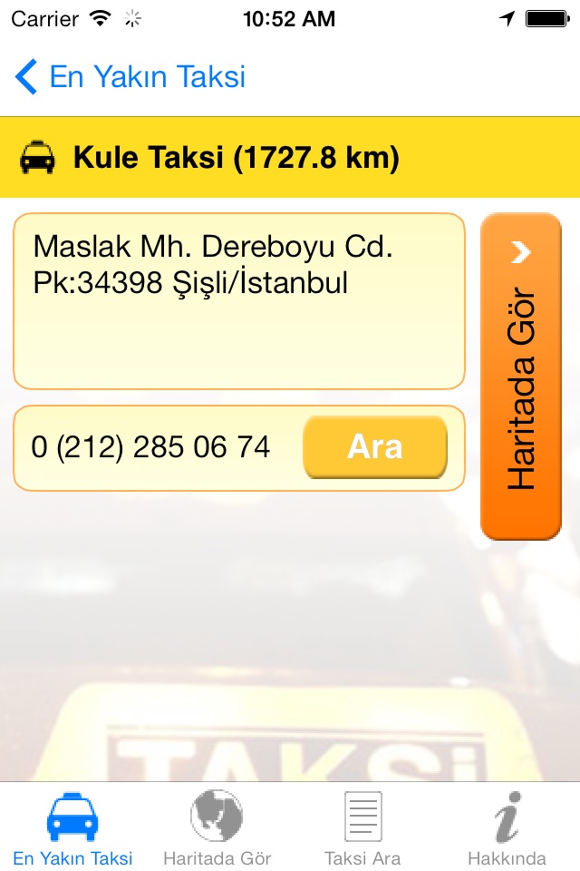 Taksi screenshot 3