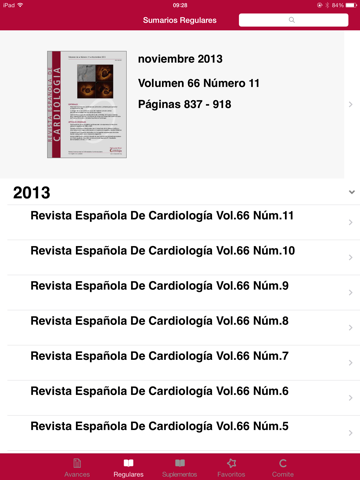 Revista Española de Cardiología screenshot 2