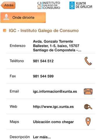 IGC Instituto Galego de Consumo screenshot 3