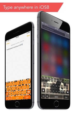 CoolKeyboard Free - Cool Keyboard Themes & Custom Wallpaper Skins for iOS 8 screenshot 4