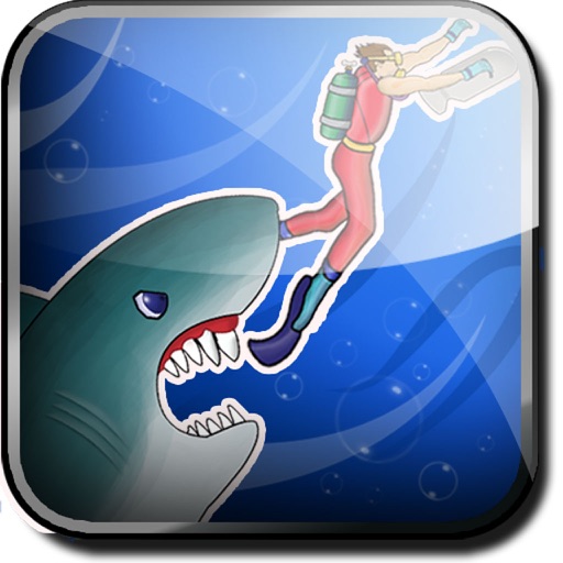 Angry Shark Attack Icon