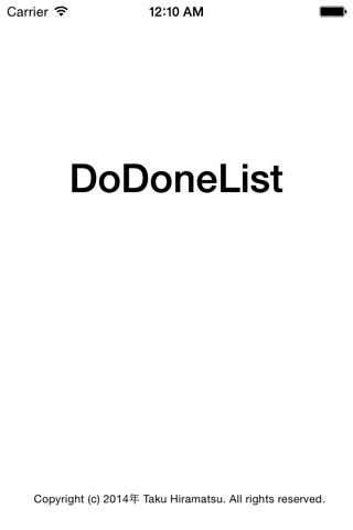 DoDoneList screenshot 2
