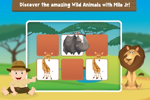 Milo's Free Safari cartoon for Tots screenshot 4