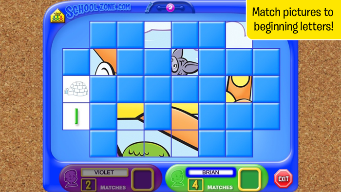 Memory Match - An Educational Game from School Zone