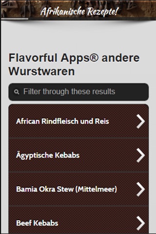 Afrikanische Rezepte screenshot 2