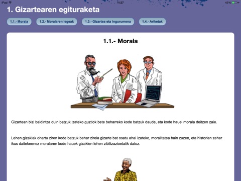 Gizartea eta eskubideen bidea screenshot 2