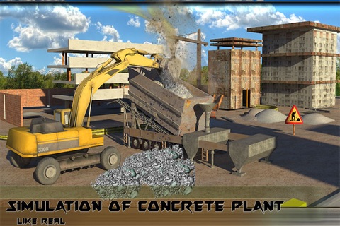 Heavy Concrete Excavator Tractor Simulator screenshot 2