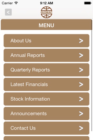 Glomac Investor Relations screenshot 2