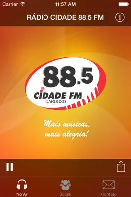 Game screenshot Rádio Cidade 88.5 FM Cardoso mod apk