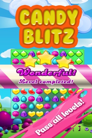 Candy Blitz HD-Pop and Match Candies Sweets to Complete Puzzel Levels. screenshot 4