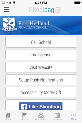 Port Hedland Primary School - Skoolbag screenshot 4