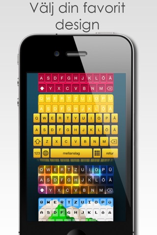 Svenska Color Keyboard - Designa teman för ditt Tangentbord screenshot 3