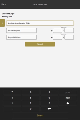 Trelleborg Seal Selector screenshot 3