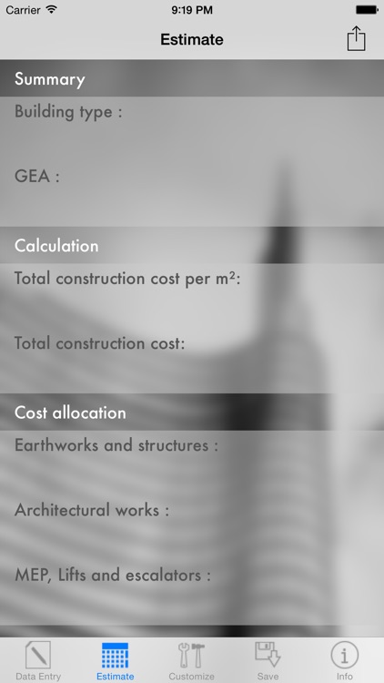 ACE - Aided Cost Estimate