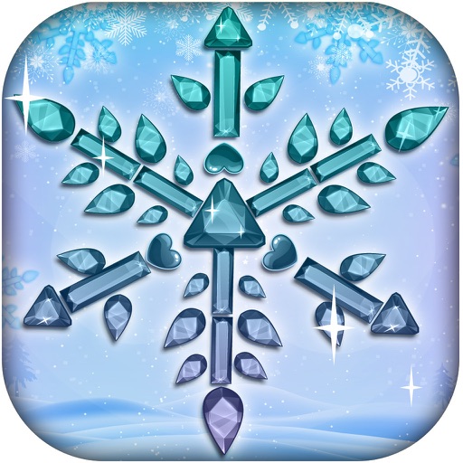 A Frozen Diamond Fall Escape - Snowflake Jewel Challenge FREE icon