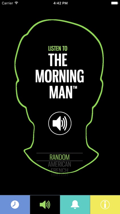 THE MORNING MAN ALARM CLOCK