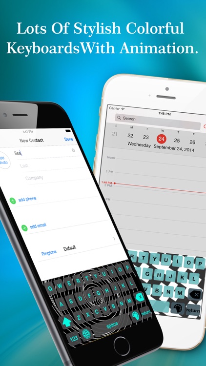 Color Keyboards for iOS 8 - Live Animated Keyboard