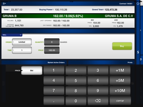 GBMhomebroker For iPad screenshot 2