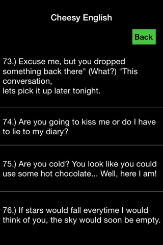 Pinoy Pick Up Lines Boom!! screenshot 2