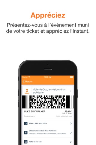 Evencity – Découverte et réservation d'événements screenshot 3