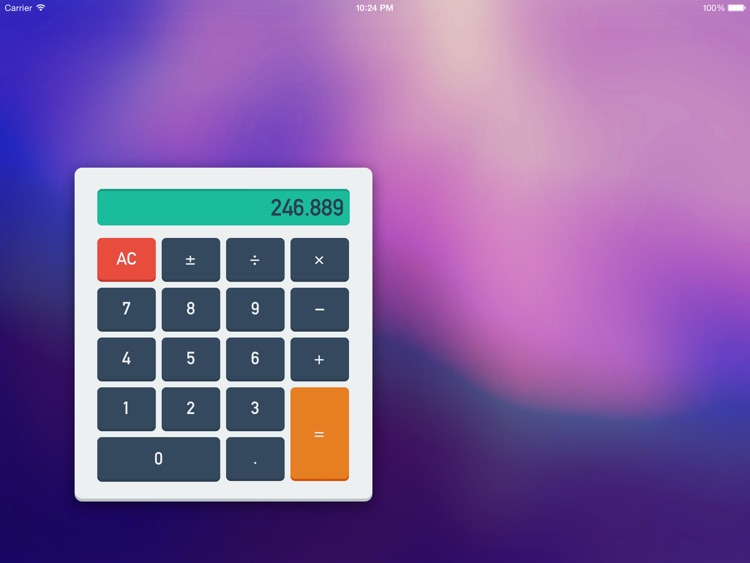 Calculator for iPad — Move it, calc it