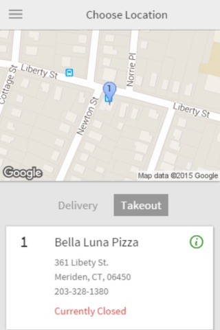 Bella Luna Pizza Ordering screenshot 2